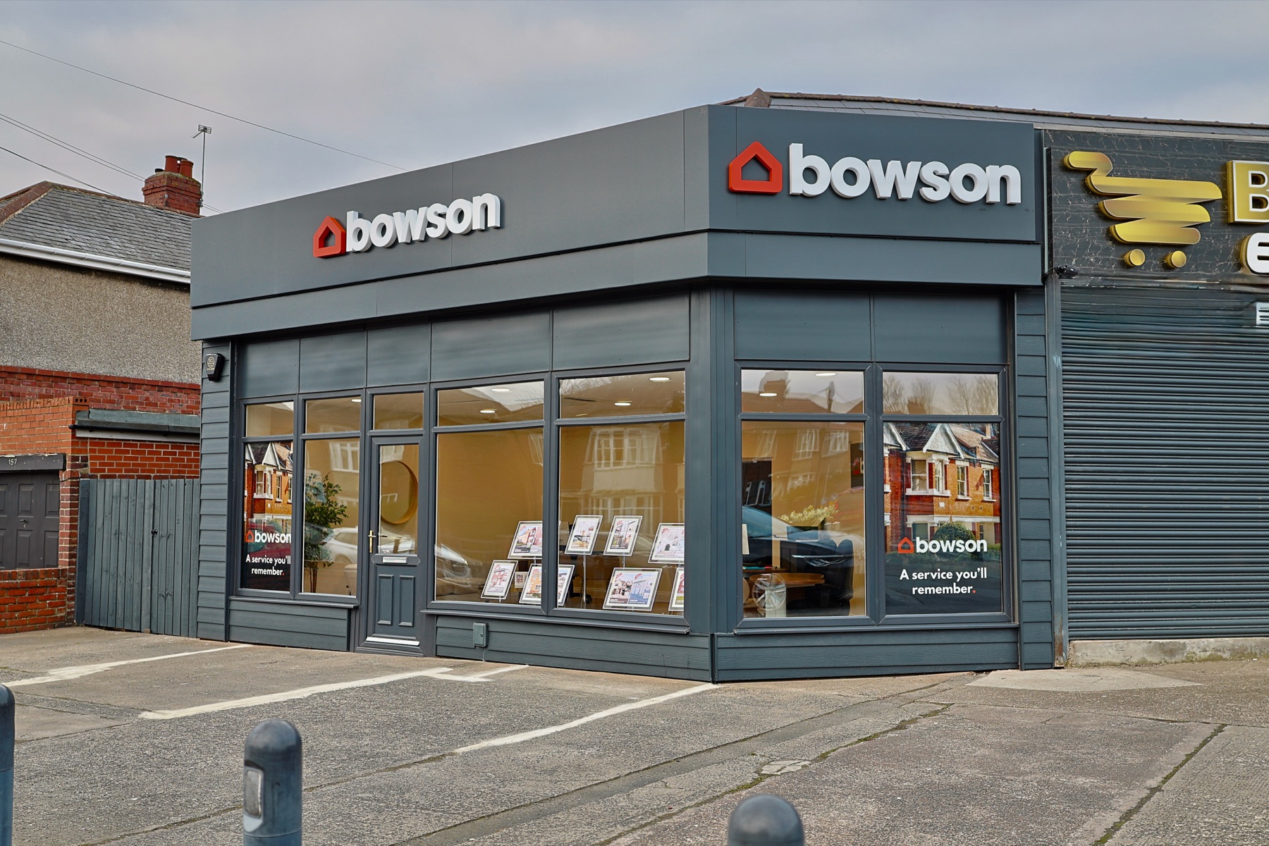 The Bowson office front on Benton Road, High Heaton