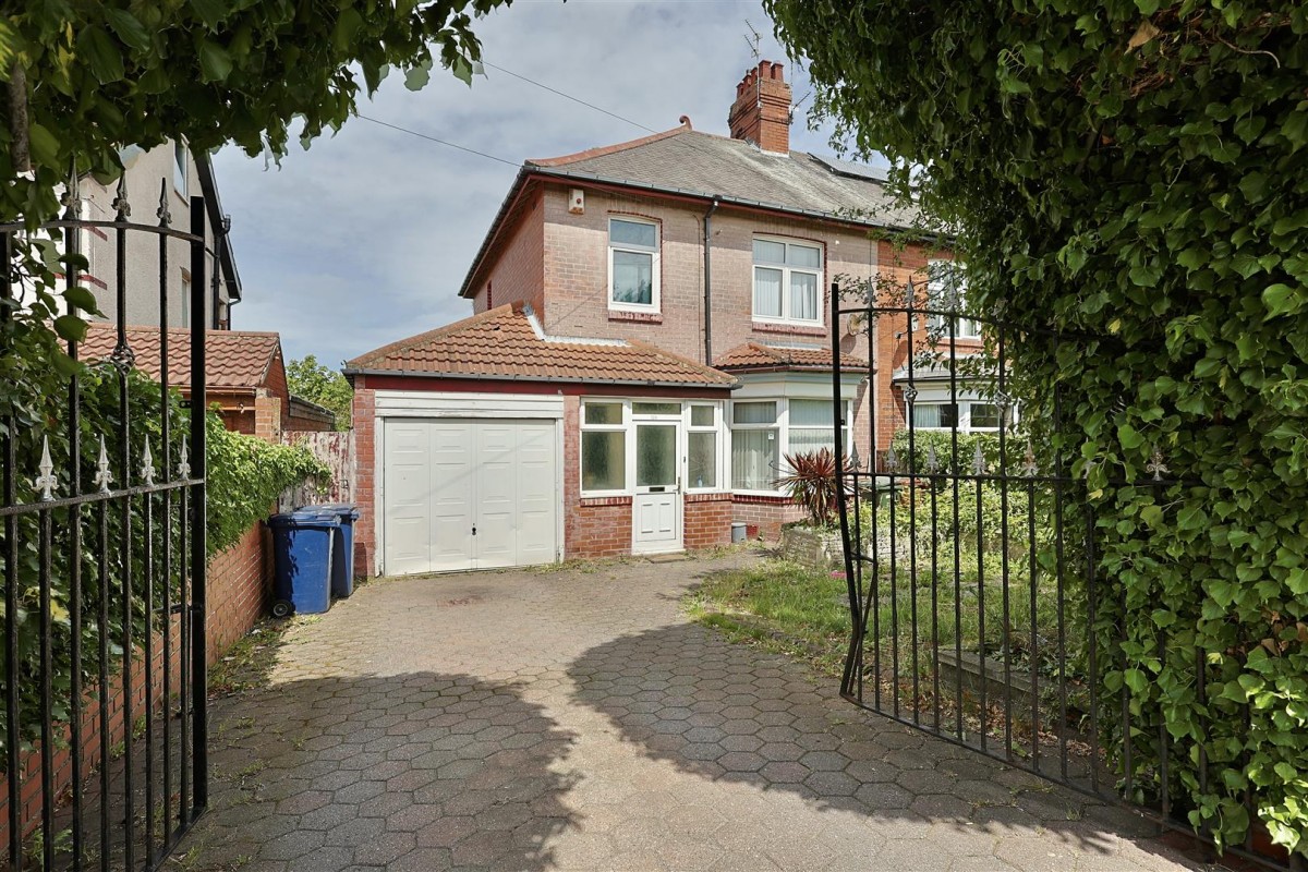 Three-bedroom semi-detached house with garage and driveway in Benton, Newcastle NE7, marketed by Bowson estate agents